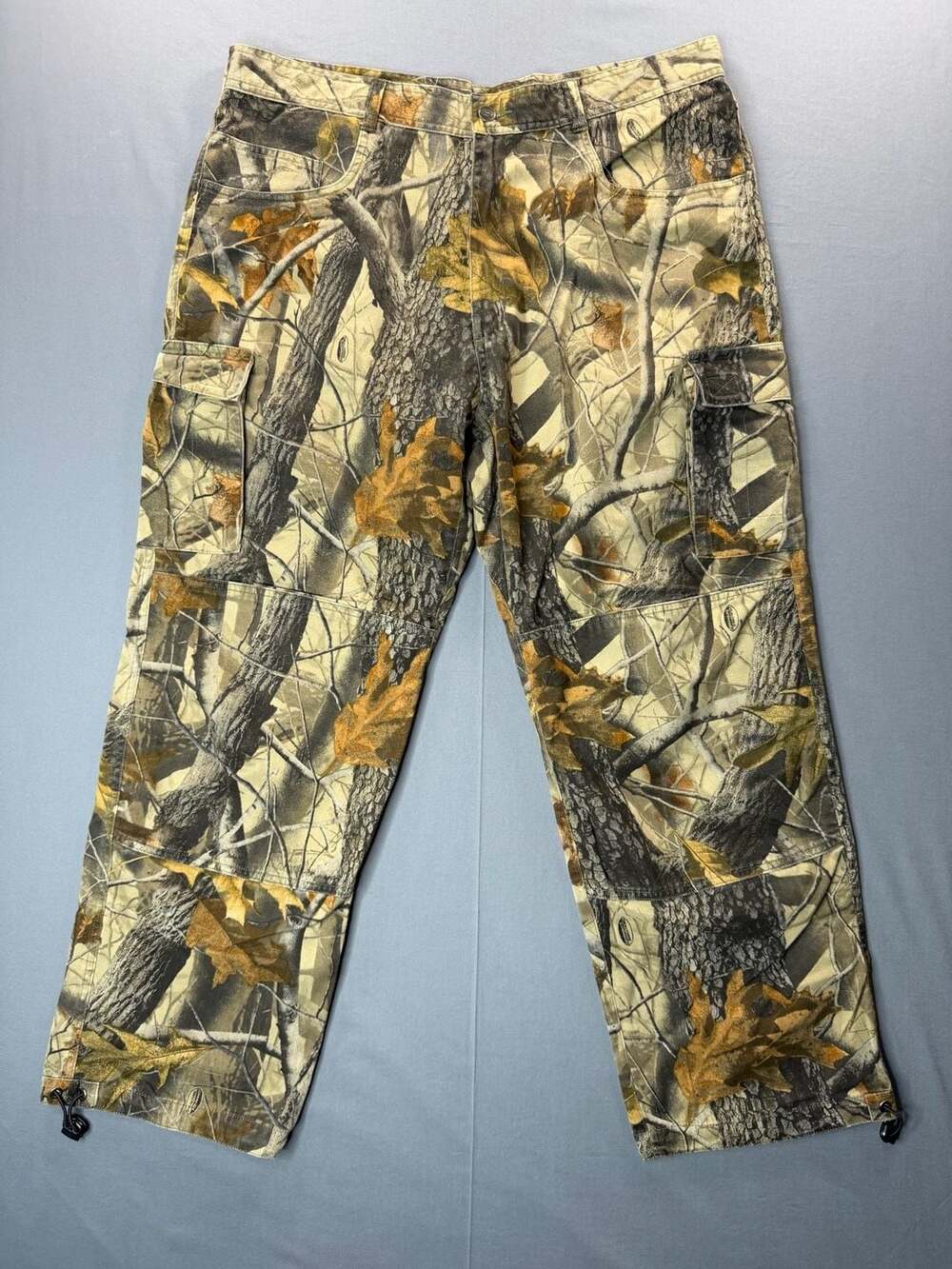 Wrangler Pro Gear Realtree Hardwoods Camo Cargo Pants Mens Size 40x30